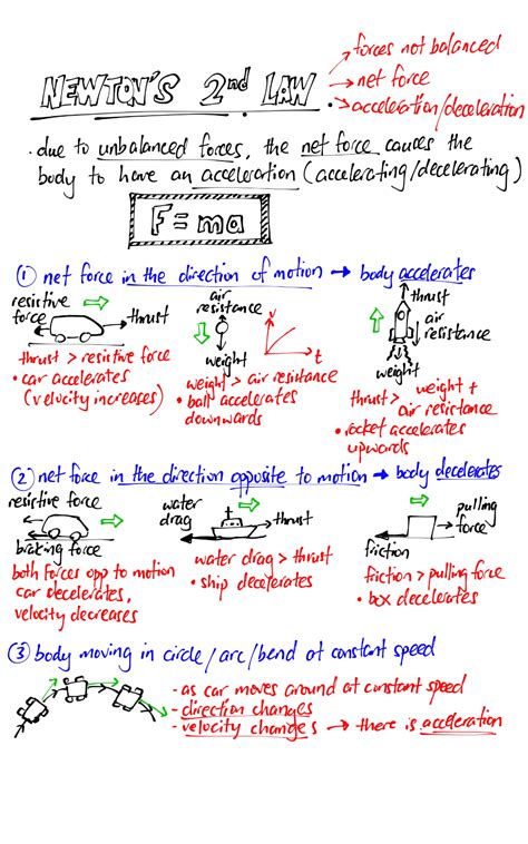 newton s laws of motion 1st and 2nd summary newtons physics classroom ...