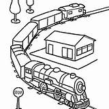 Caboose Coloring Page sketch template