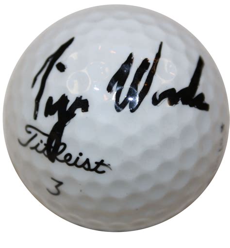 Lot Detail - Tiger Woods Autographed Golf Ball FULL LETTER JSA