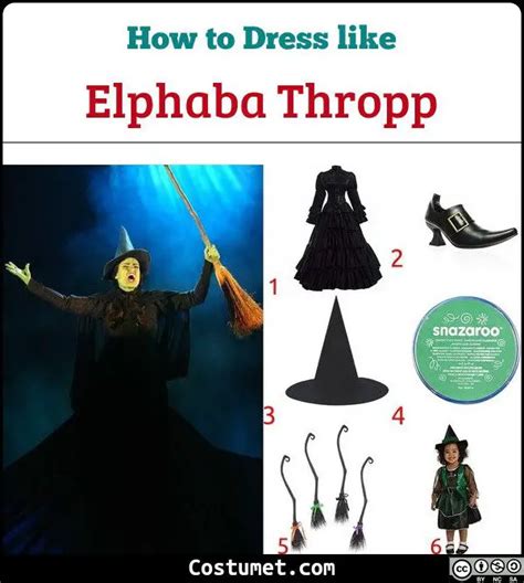 Elphaba Thropp (Wicked) Costume for Halloween