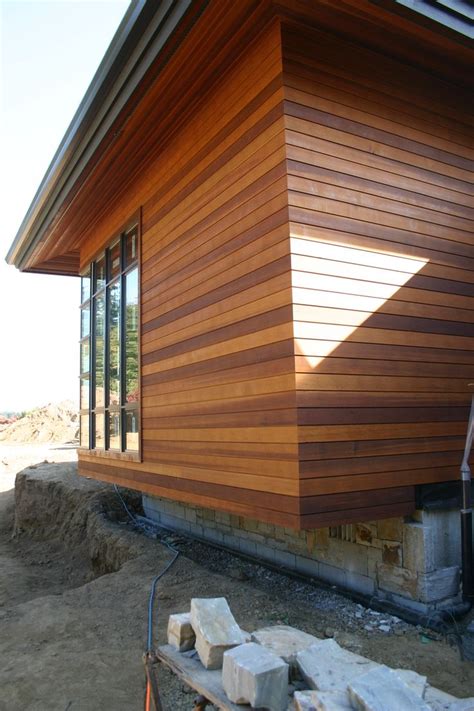 Clear vertical grain cedar siding | Hillside Drive Residence | Pinter…