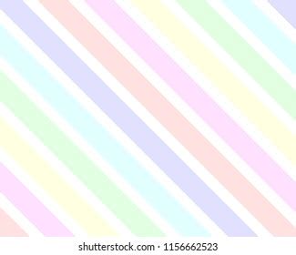 Rainbow Pastel Striped Background Stock Vector (Royalty Free ...