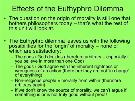 PPT - The Euthyphro Dilemma PowerPoint Presentation, free download - ID ...