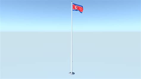 Animated Flag Of North Korea 3D Model - TurboSquid 1751645