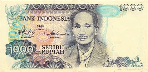 Benda Antik Langka: Uang Kertas Kuno Indonesia 1000 (seribu) rupiah ...