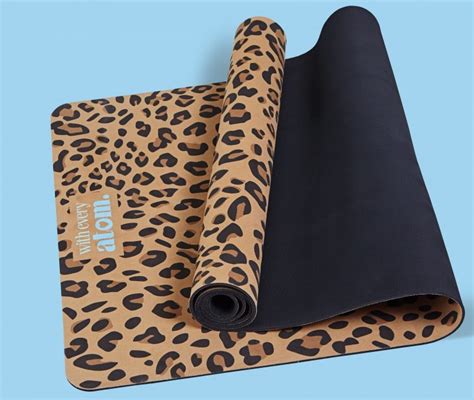 Leopard Print Yoga Mat with Anti-Slip Technology - Bioenergy Products