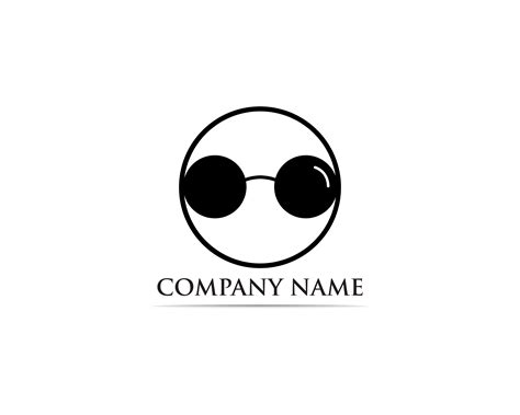 Glasses Logo Design vector 623009 Vector Art at Vecteezy