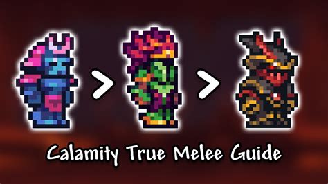 *OUTDATED* True Melee Loadouts Guide - Calamity Mod - YouTube