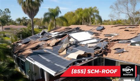 Hurricane & Storm Damage Roof Repair - SCM Roofing