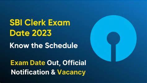 SBI CLERK 2023 EXAM DATE. The State Bank of India holds the SBI… | by ...