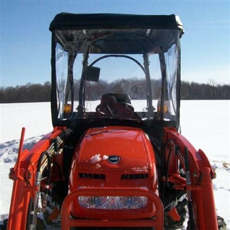 Cab Enclosure for Kioti CK Series Tractors with Folding Rollbar. Fits ...