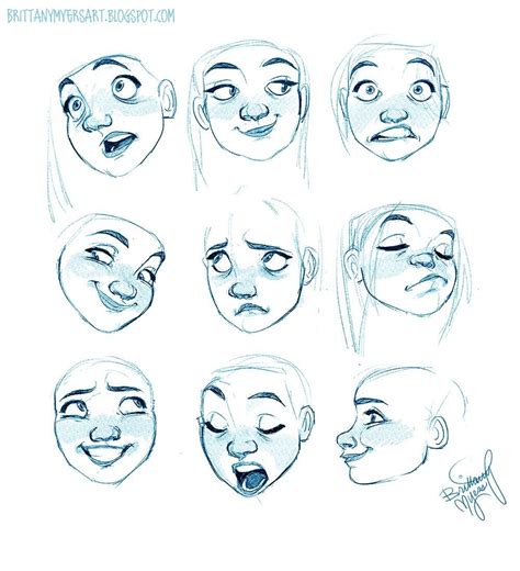 Face Expressions Drawing Reference - Drawing.rjuuc.edu.np