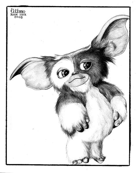 Gremlins Gizmo Drawing