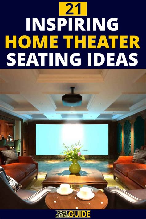 21 Inspiring Home Theater Seating Ideas For Your Movie Room | Home ...