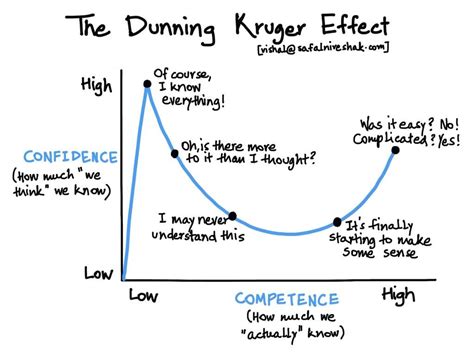 The Dunning-Kruger Effect | Logic and critical thinking, Critical ...