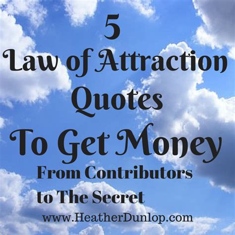 5 Law of Attraction Quotes To Get Money | Law of attraction quotes, How ...