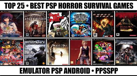 Top 25 Best Horror Games For PSP | Best PSP Games | Emulator PSP ...