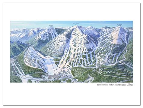 Red Mountain Resort Ski Map | Mountain resort, Resort, Snowmaking