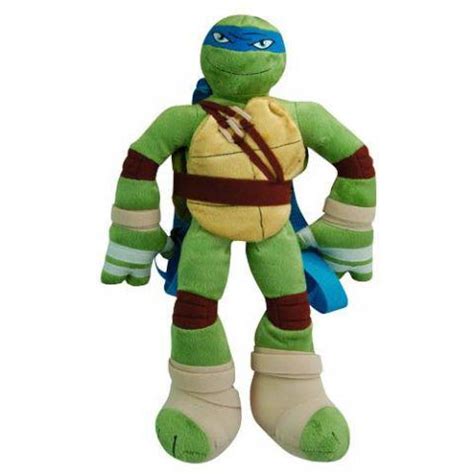 TEENAGE MUTANT NINJA TURTLES BACKPACK LEONARDO PLUSH BLUE - Archonia.com