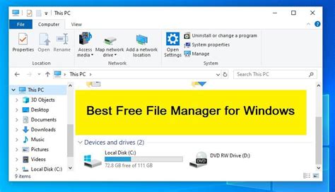 12 Best Free File Manager for Windows 10