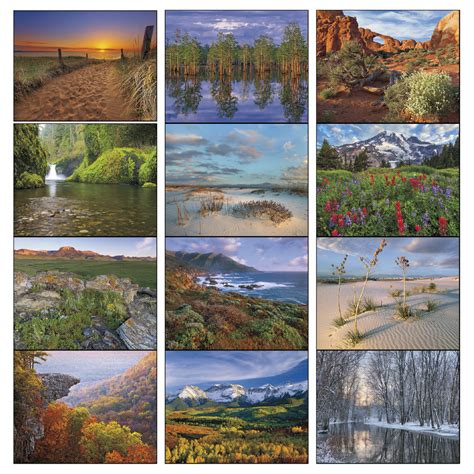 Landscapes Of America Wall Calendar | Mines Press