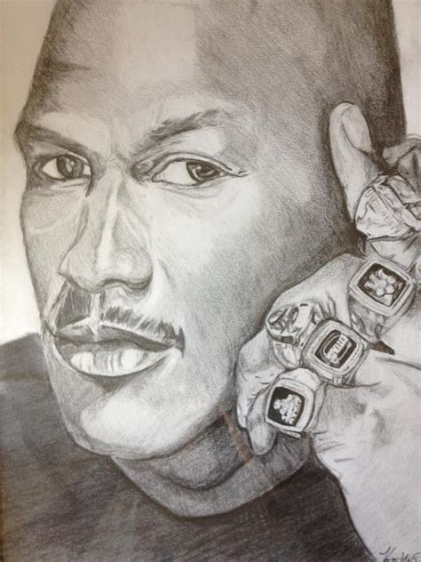 Michael Jordan Pencil Drawing