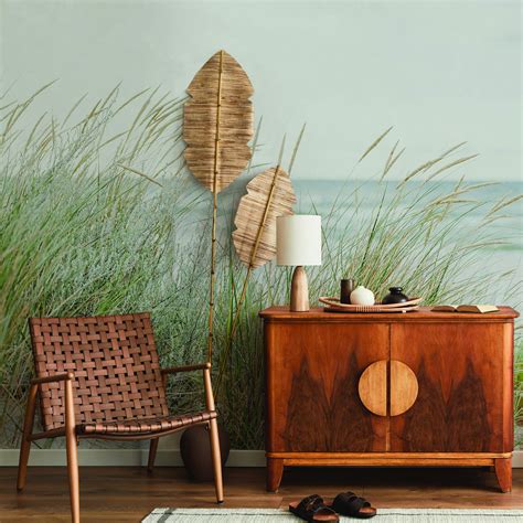 Seaside Beach Wallpaper Mural | Linen Chest