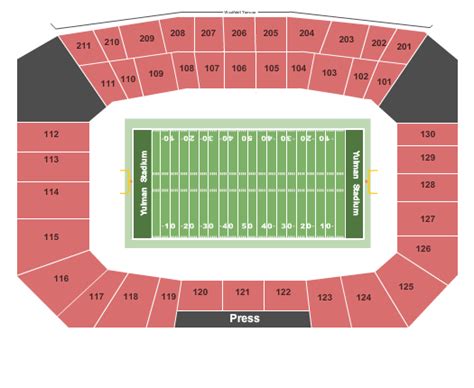 Yulman Stadium Seating Chart | Yulman Stadium Event 2024 Tickets ...