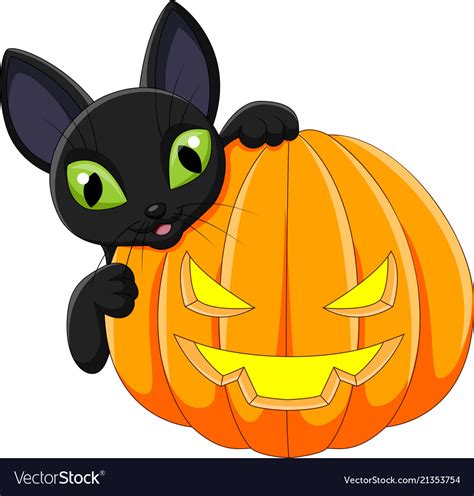 Top 173+ Cartoon black cat halloween - Tariquerahman.net