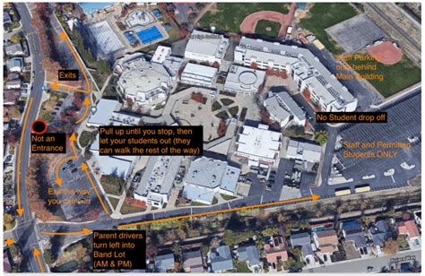 California High School - Campus Map and Directions