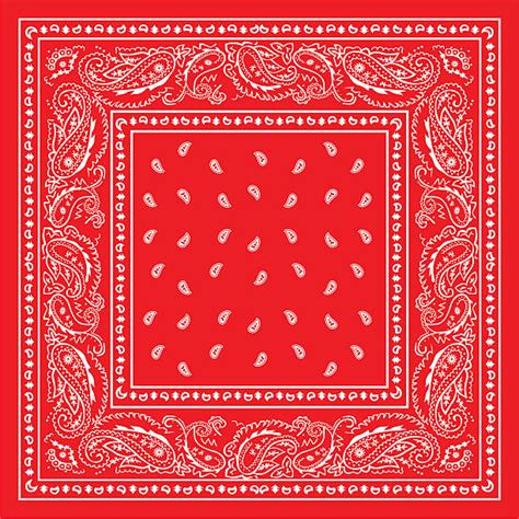 Red Bandana Border Clip Art