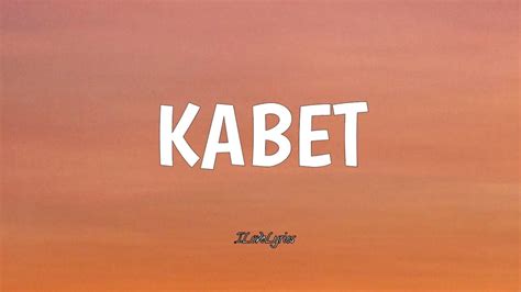 Kabet - Gagong Rapper [ LYRICS ] - YouTube