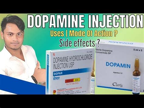 Dopamine Injection Uses In Hindi | Dopamine Hydrochloride Injection Usp - YouTube