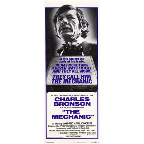 The Mechanic - movie POSTER (Insert Style A) (14" x 36") (1972) - Walmart.com - Walmart.com