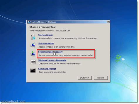 How to Restore Windows 7 Using A System Image Backup