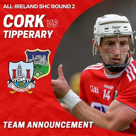 Cork Senior Hurling Team announced. – Cork GAA