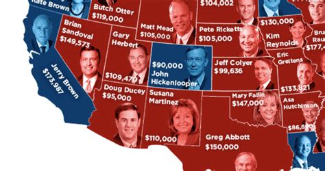 Every US Governor's Salary in Map Form - Thrillist