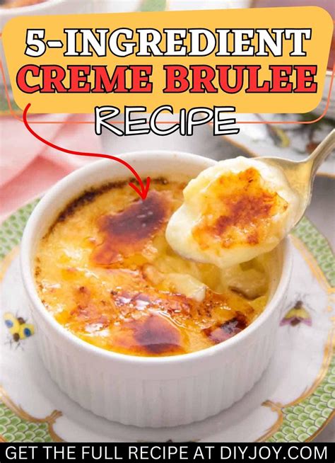 5-Ingredient Creme Brulee Recipe