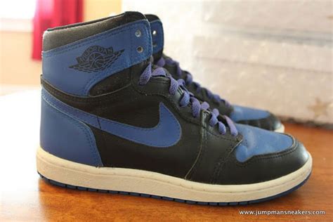 Air Jordan 1: Black Royal Blue Original - Air Jordans, Release Dates ...