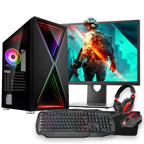 Intel Core i7-12700K Gaming PC Bundle 16GB RAM 8GB RTX3050 Graphics Card 1TB M.2 SSD - Windows 11