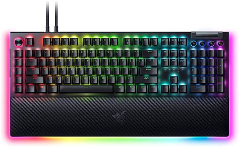 RAZER BlackWidow V4 Pro - Mechanical Gaming Keyboard (Green Switch ...