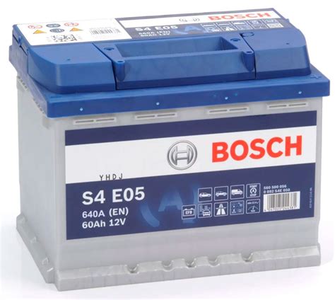 S4 E05 Bosch Car Battery 12V 60Ah Type 027 EFB S4E05