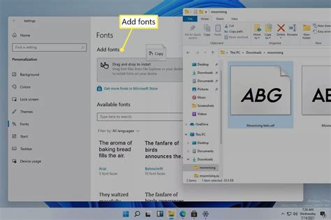 How to Install Fonts in Windows 11