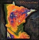 Colorful Minnesota Topography Map | 3D Physical Terrain