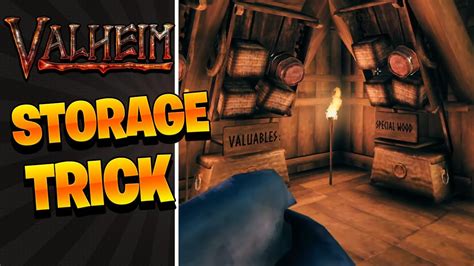 Valheim Storage Trick - STORAGE TUTORIAL! - YouTube