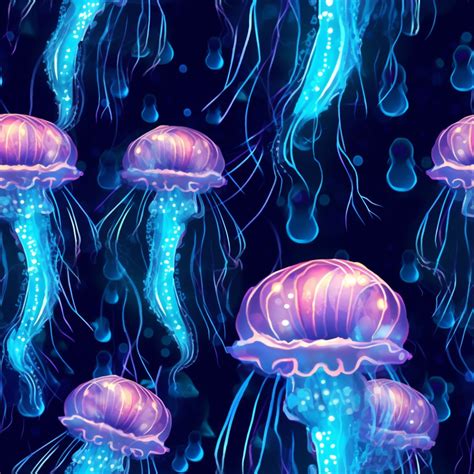 Bioluminescent Jellyfish - Galt Ocean Designs