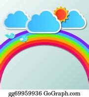 900+ Rainbow Sky Background Clip Art | Royalty Free - GoGraph