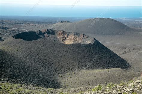 Volcanic landscape, Lanzarote, Canary Islands - Stock Image - C033/6476 - Science Photo Library