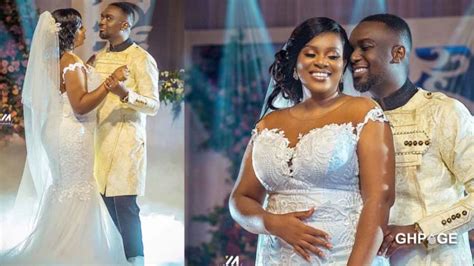 Unseen photos from Joe Mettle and Selassie’s white wedding