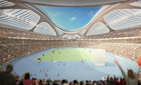 zaha hadid new national stadium tokyo design released